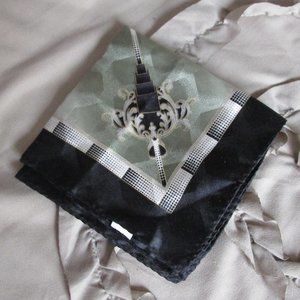 printed silk pocket square